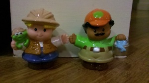 Brady and Jose, from Fisher Price's Little People Zoo